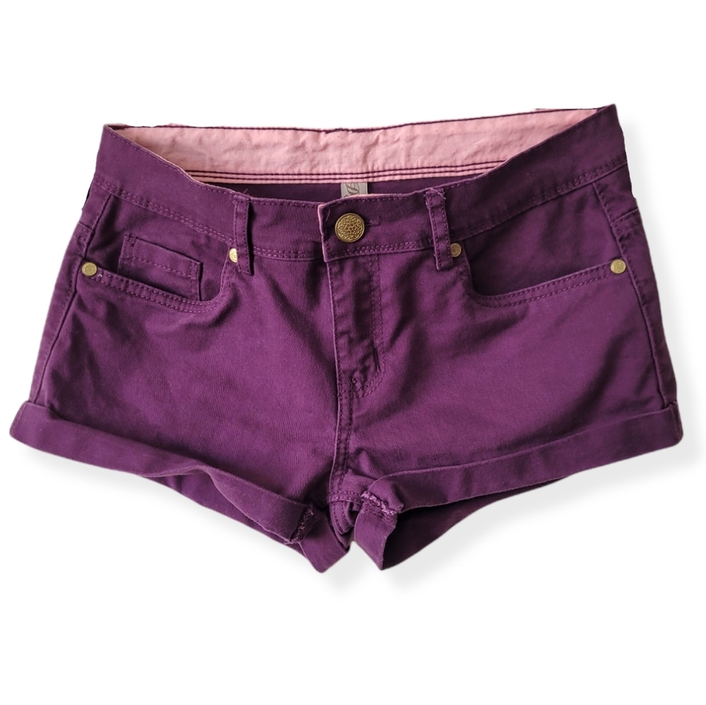 DENIM Co. Est. 1969 Purple Denim Jean Short Shorts